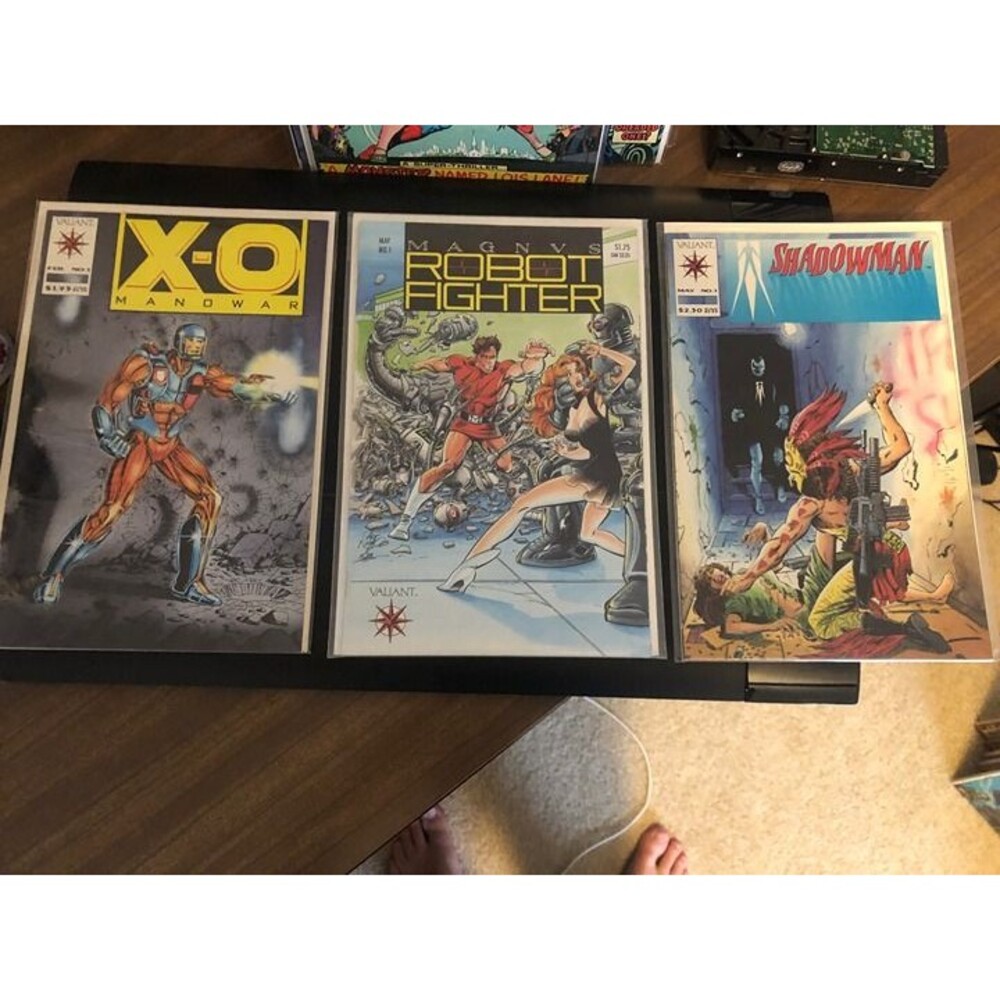 X-O Manowar #11st app. X-O Manowar+Shadowman #1 App+ Magnus Robot #1 VG/FN